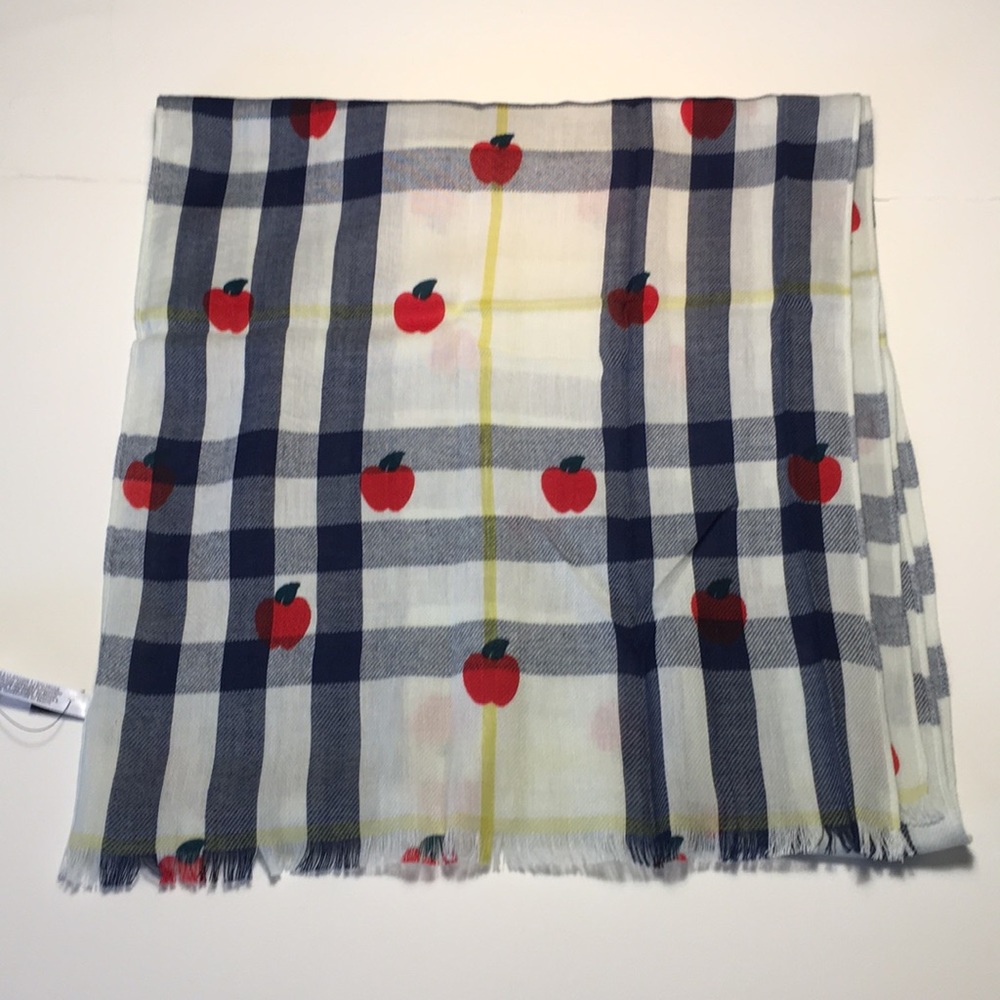 Talbots Multi-Check Scarf NWT - Picture 9 of 14
